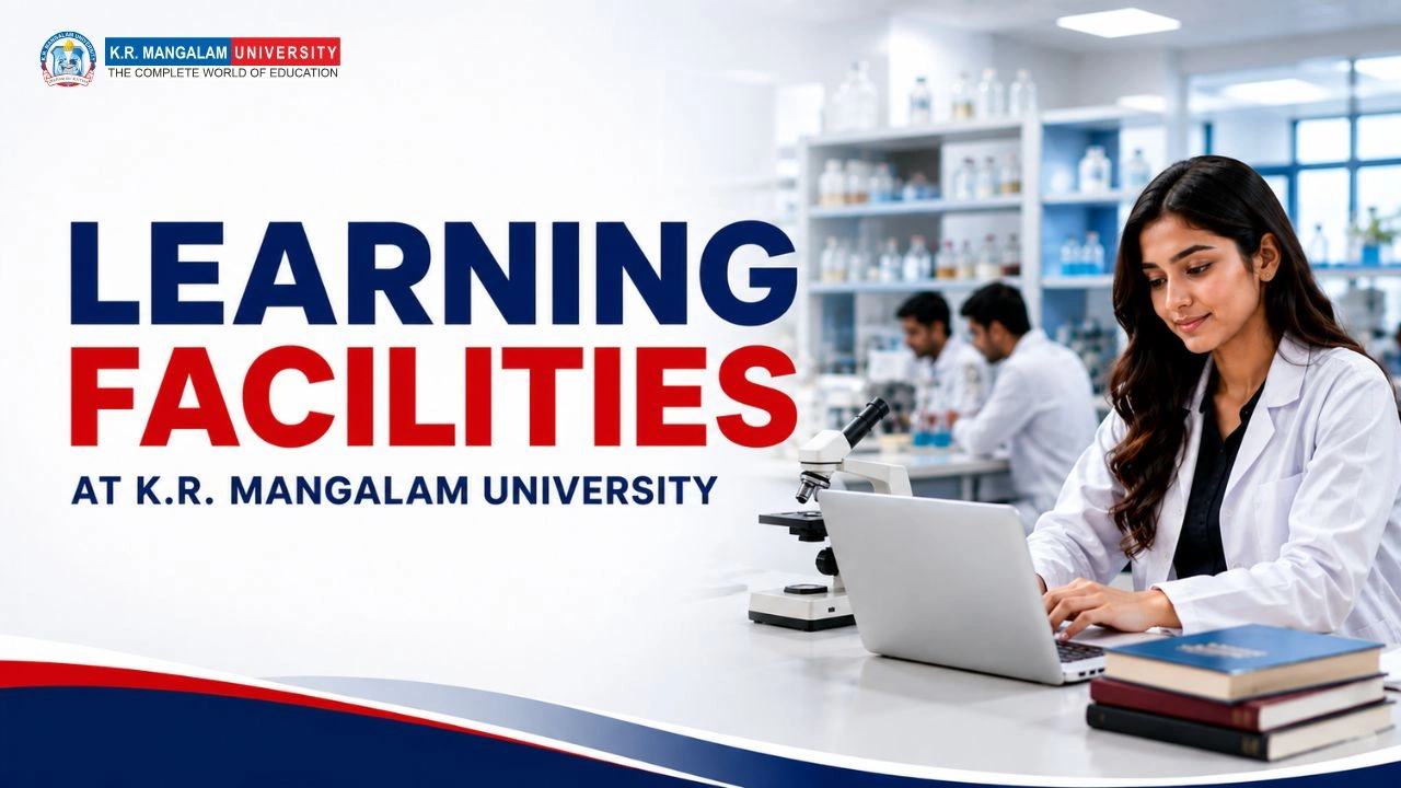 Learning Facilities At K.R. Mangalam University Learning Facilities At KRMU