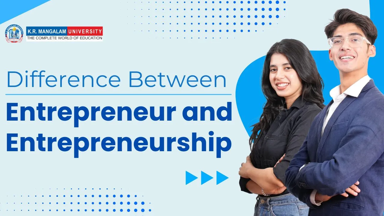 difference between entrepreneur and entrepreneurship​