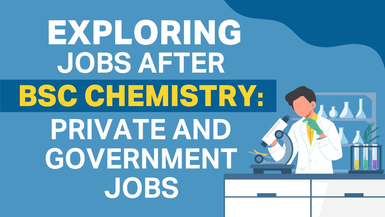 jobs after BSc chemistry